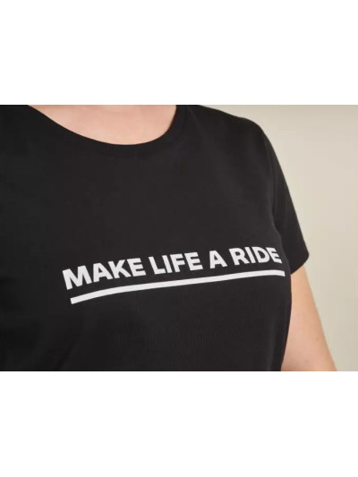 BMW T-SHIRT MAKE LIFE A RIDE DONNA