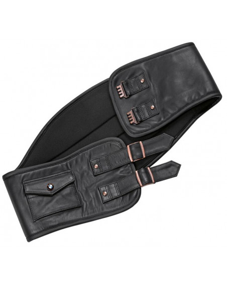 Cintura Rennale BLACKWILD Per Moto - Scalda Reni, Stabilizzazione, Uomo E Donna, Grigio Fluorescente - Foto 4